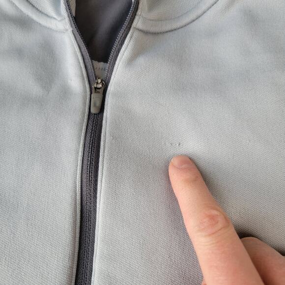 Nike Golf Men's 1/4 Zip Pullover Gray Large - Picture 4 of 7